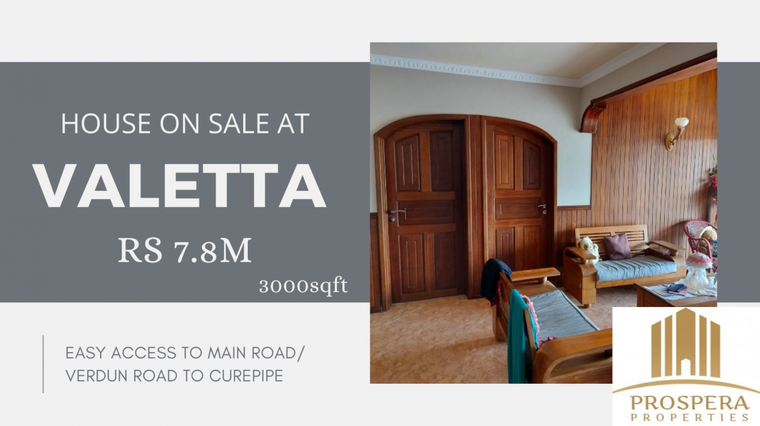 HOUSE FOR SALE AT VALETTA Prospera Properties